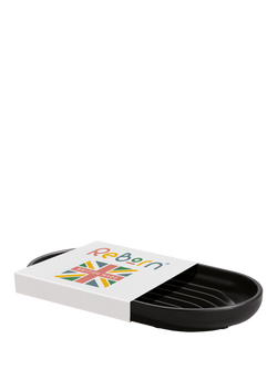 ReBorn Recycled Plastic Soap Dish, Dark Grey