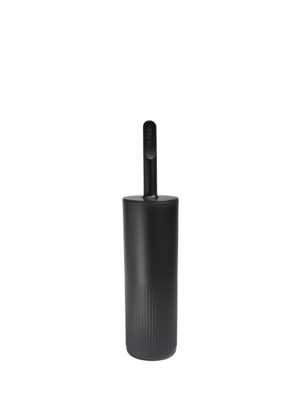 ReBorn Recycled Plastic Toilet Brush and Holder, Dark Grey