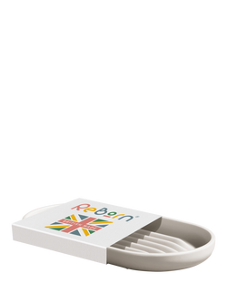 ReBorn Recycled Plastic Soap Dish, Stone