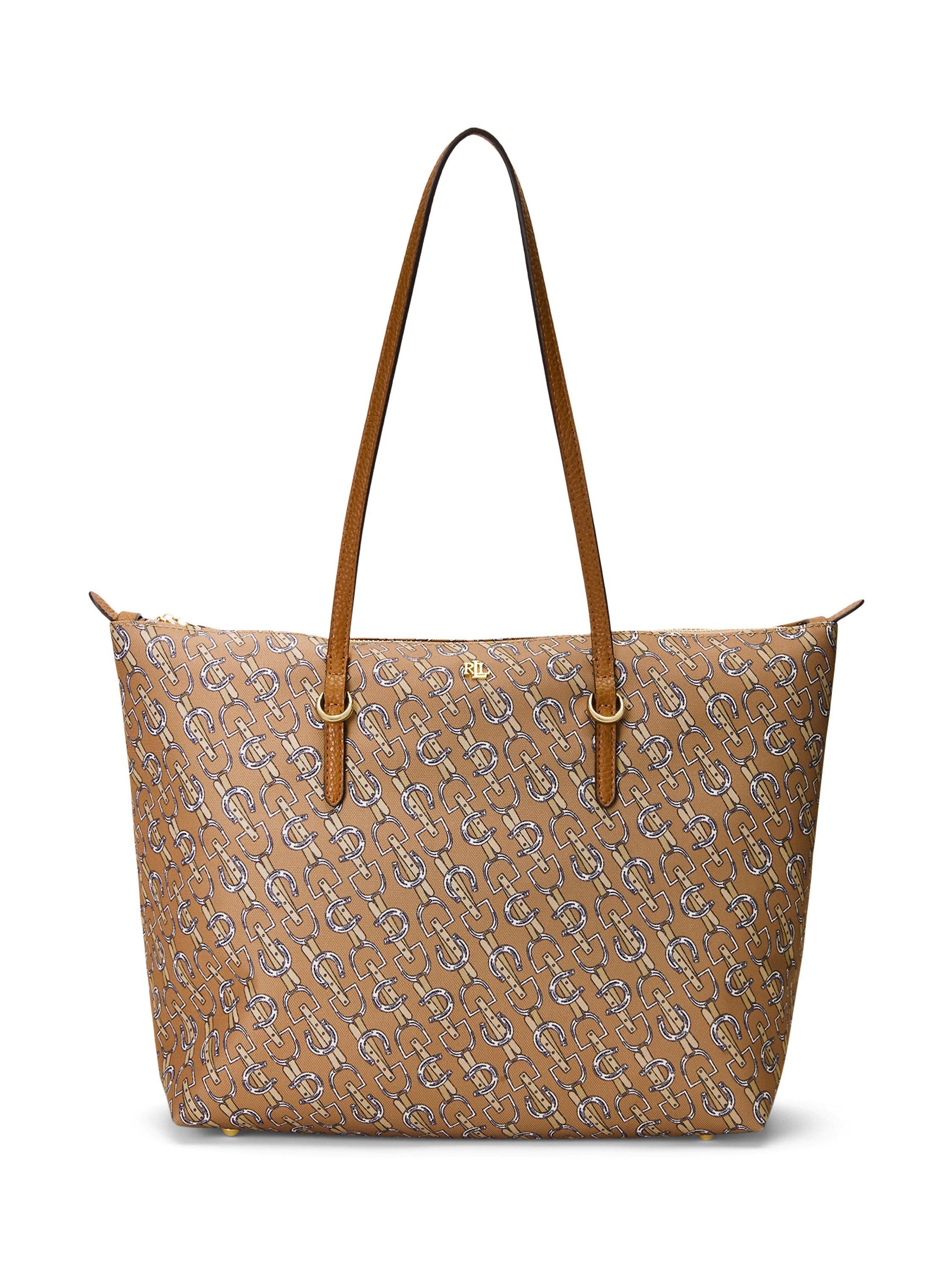 Lauren Ralph Lauren Keaton Medium Tote Bag, Camel