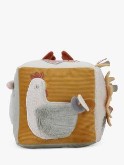 Little Dutch Little Farm Soft Cube Baby Activity Toy, Multi