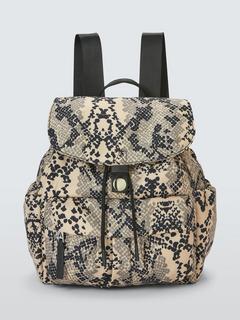 John Lewis ANYDAY Snake Print Backpack