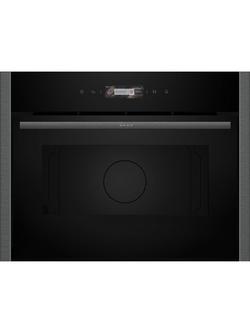 Neff N70 C24GR3XG1B Built-in Compact Microwave Oven, Grey Graphite, Grey Graphite