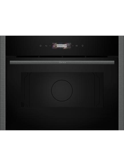 Neff N70 C24GR3XG1B Built-in Compact Microwave Oven, Grey Graphite, Grey Graphite