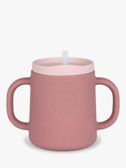 TUM TUM Silicone 3 Way Sippy Cup,180ml, Pink