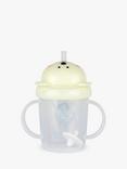 TUM TUM Tippy Up Polar Bear Glow In The Dark Baby Cup with Weighted Straw, 200ml, Yellow