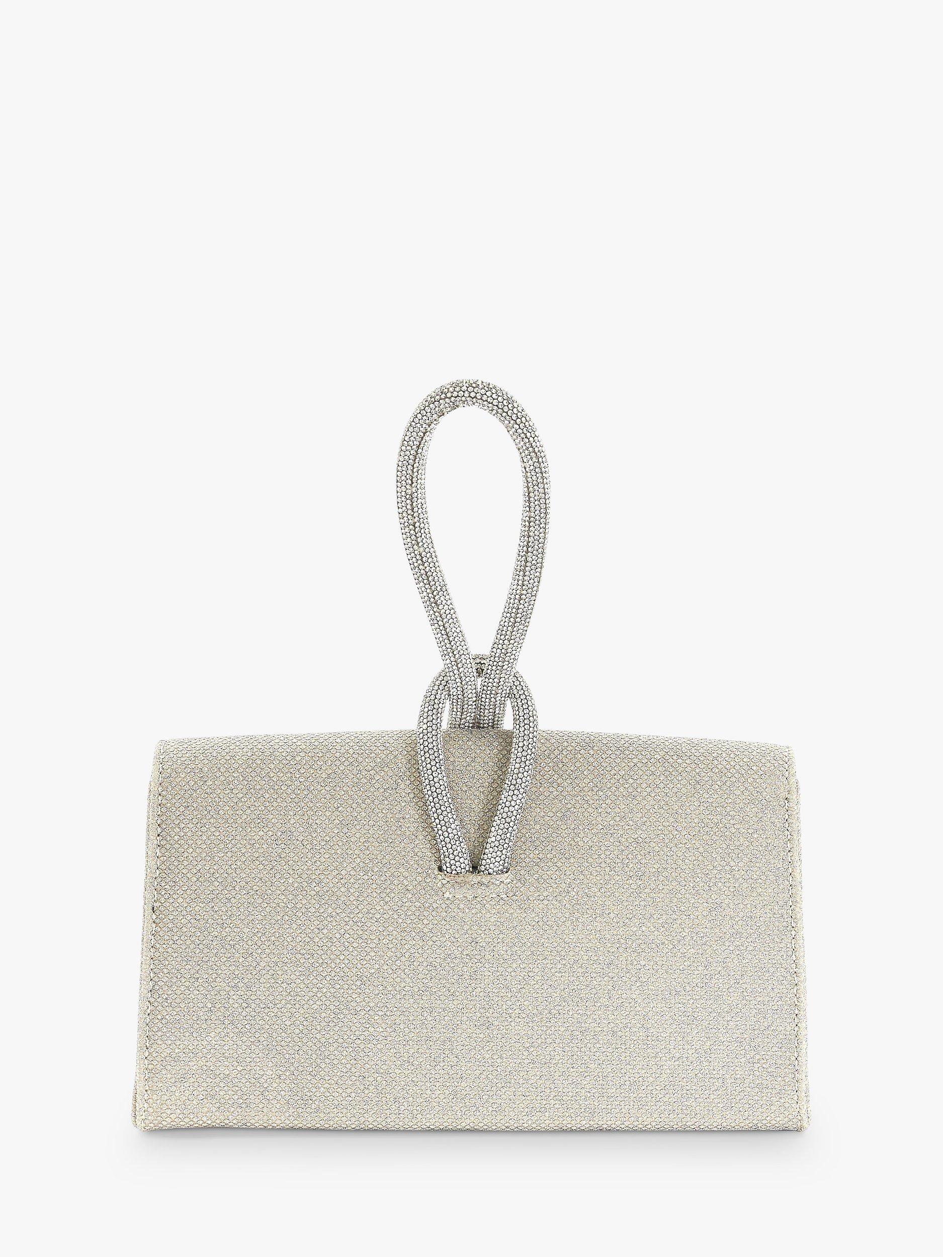 Product image 3 of 4, which shows Dune Brynie Diamante Handle Grab Bag, Gold