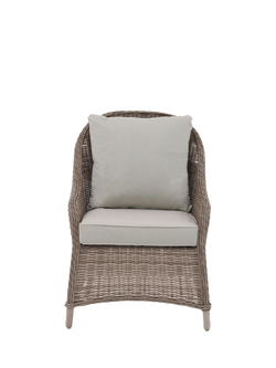 John Lewis Rye Garden Lounging Armchairs, Set of 2, Natural - view 2, Natural