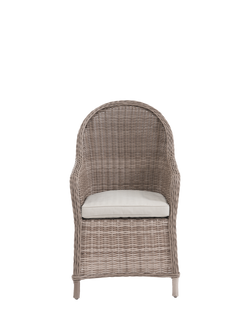 John Lewis Rye Garden Dining Armchairs, Set of 2, Natural - view 2, Natural