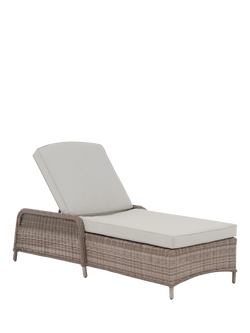 John Lewis Rye Woven Garden Sun Lounger, Natural