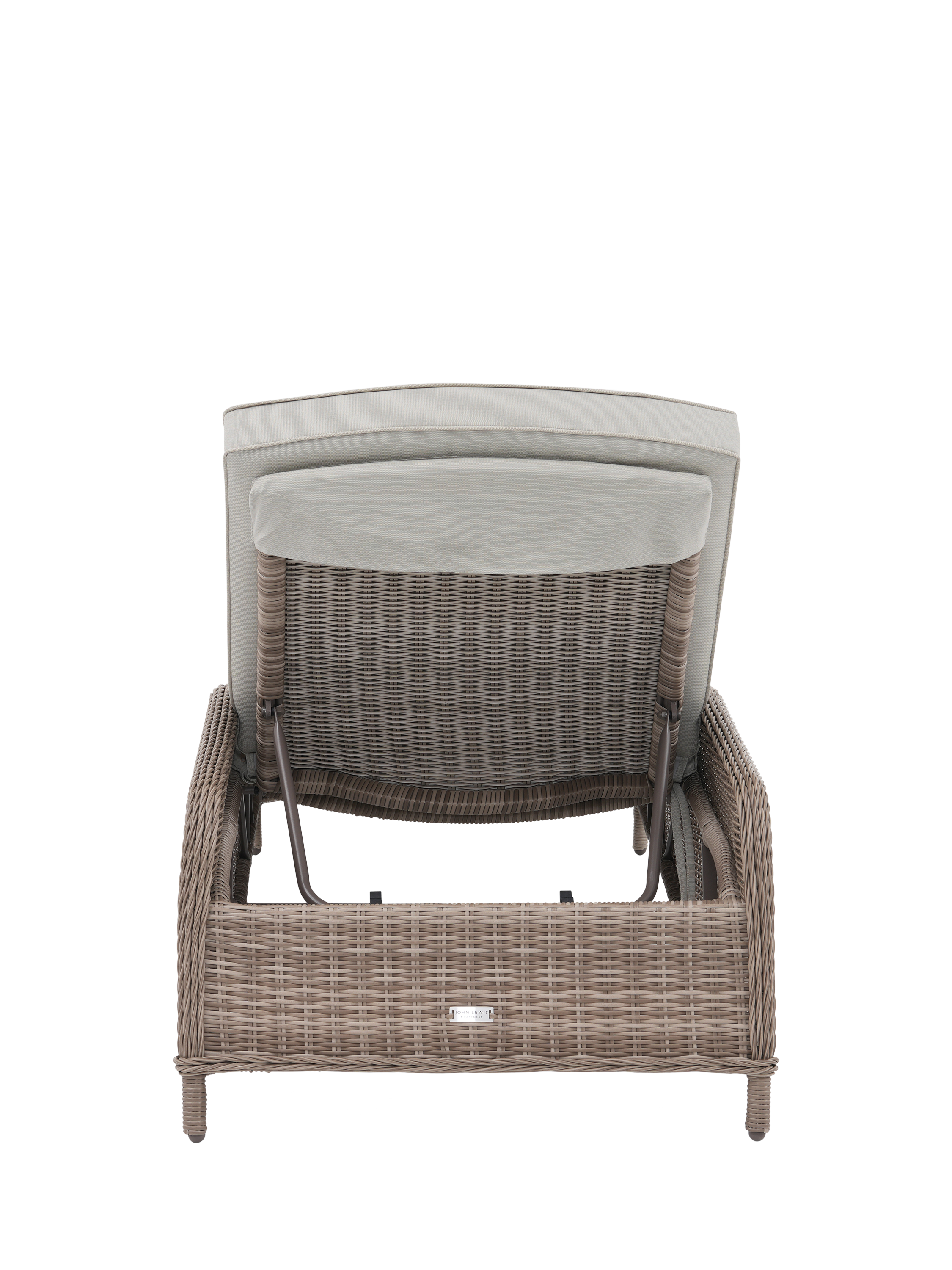 John Lewis Rye Woven Garden Sun Lounger Natural