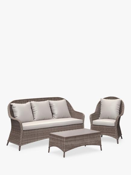 John Lewis Rye Garden Furniture, Natural