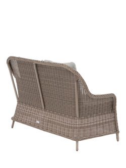 John Lewis Rye Woven 2-Seater Garden Sofa, Natural - view 2, Natural