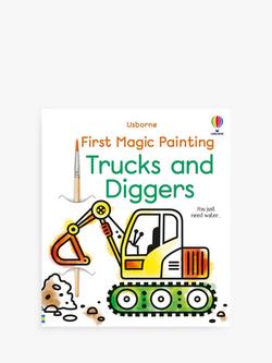 Usborne - 'First Magic Painting Trucks and Diggers' Kids' Activity Book, Multi