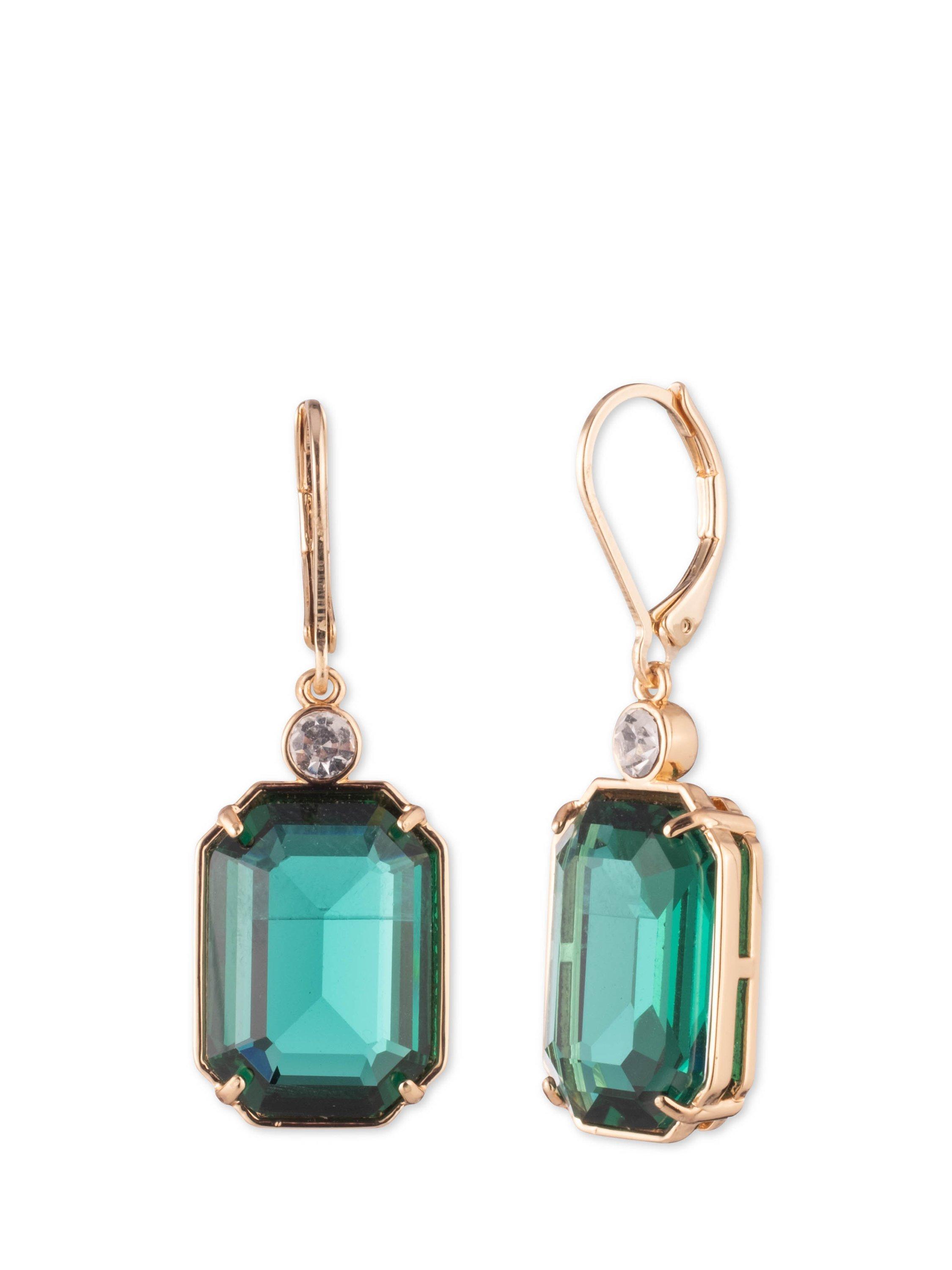 Lauren Ralph Lauren Glass Stone Drop Earrings