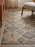 John Lewis Trellis Floral Rug, Natural, L240 x W170 cm