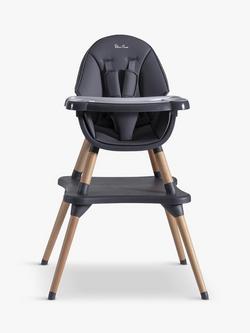 Silver Cross 4-in-1 Eat & Play Highchair, Grey, Graphite