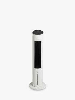 John Lewis Water Tank Air Cooler Fan, White, White