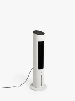 John Lewis Water Tank Air Cooler Fan, White - view 2, White