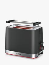 Bosch MyMoment Serene TAT4M, 2 Slice Toaster, Black
