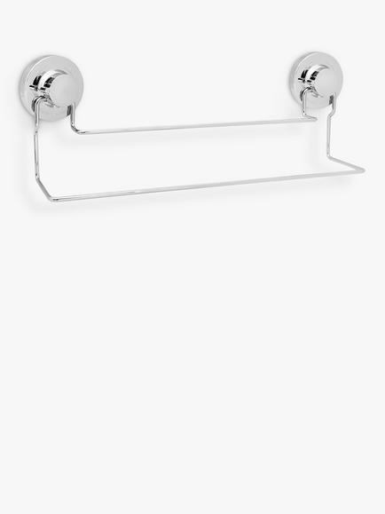 BlissHome Lock N Roll Hand Towel Rail, Silver