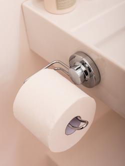 BlissHome Lock N Roll Toilet Roll Holder - view 2, Silver