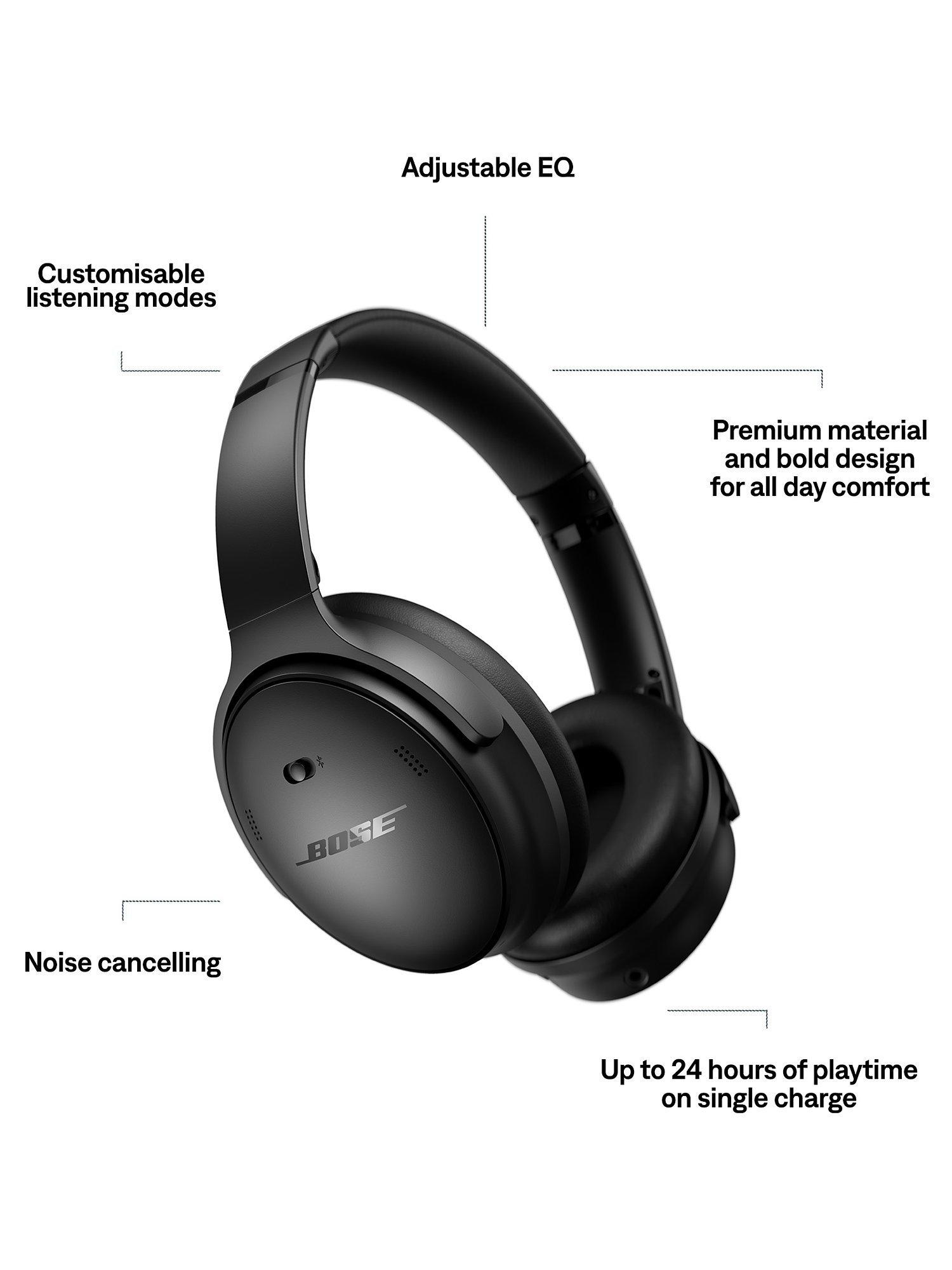 Bose QuietComfort Noise Cancelling Over Ear Wireless Bluetooth Headphones with Mic Remote