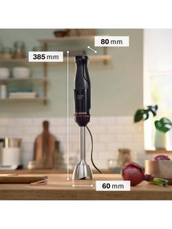Bosch Series 4 ErgoMaster Pressure Controlled 2-in-1 Hand Blender with Chopper, Black - view 2, Black