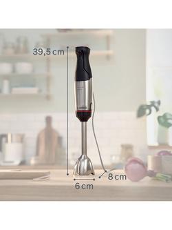 Bosch Series 6 ErgoMaster Pressure Controlled 3-in-1 Hand Blender with Ice Crusher & Chopper, Black - view 2, Black