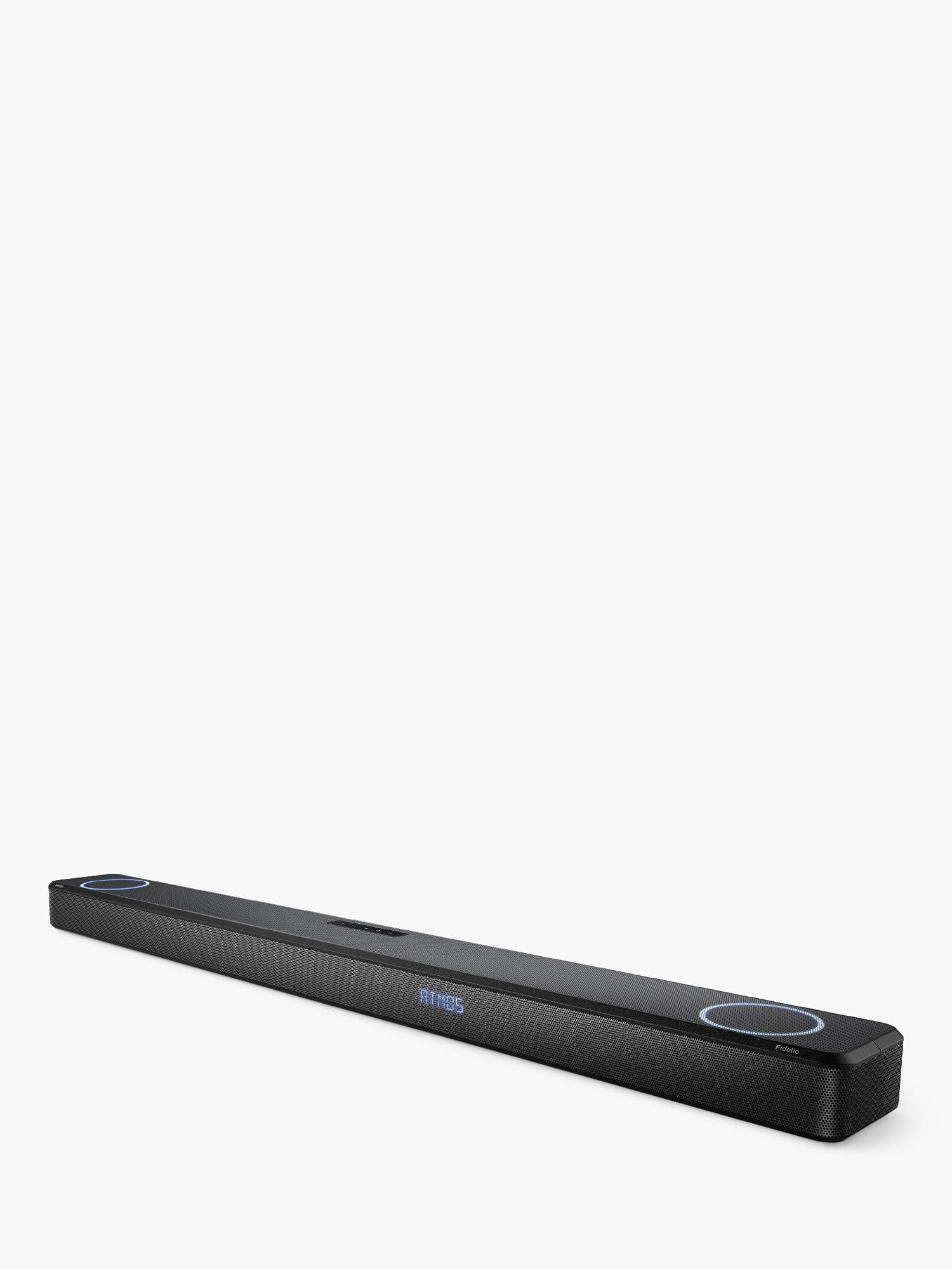 Philips Fidelio TAFB1/10 Bluetooth Wi-Fi All-in-One Soundbar with Dolby Atmos, Black