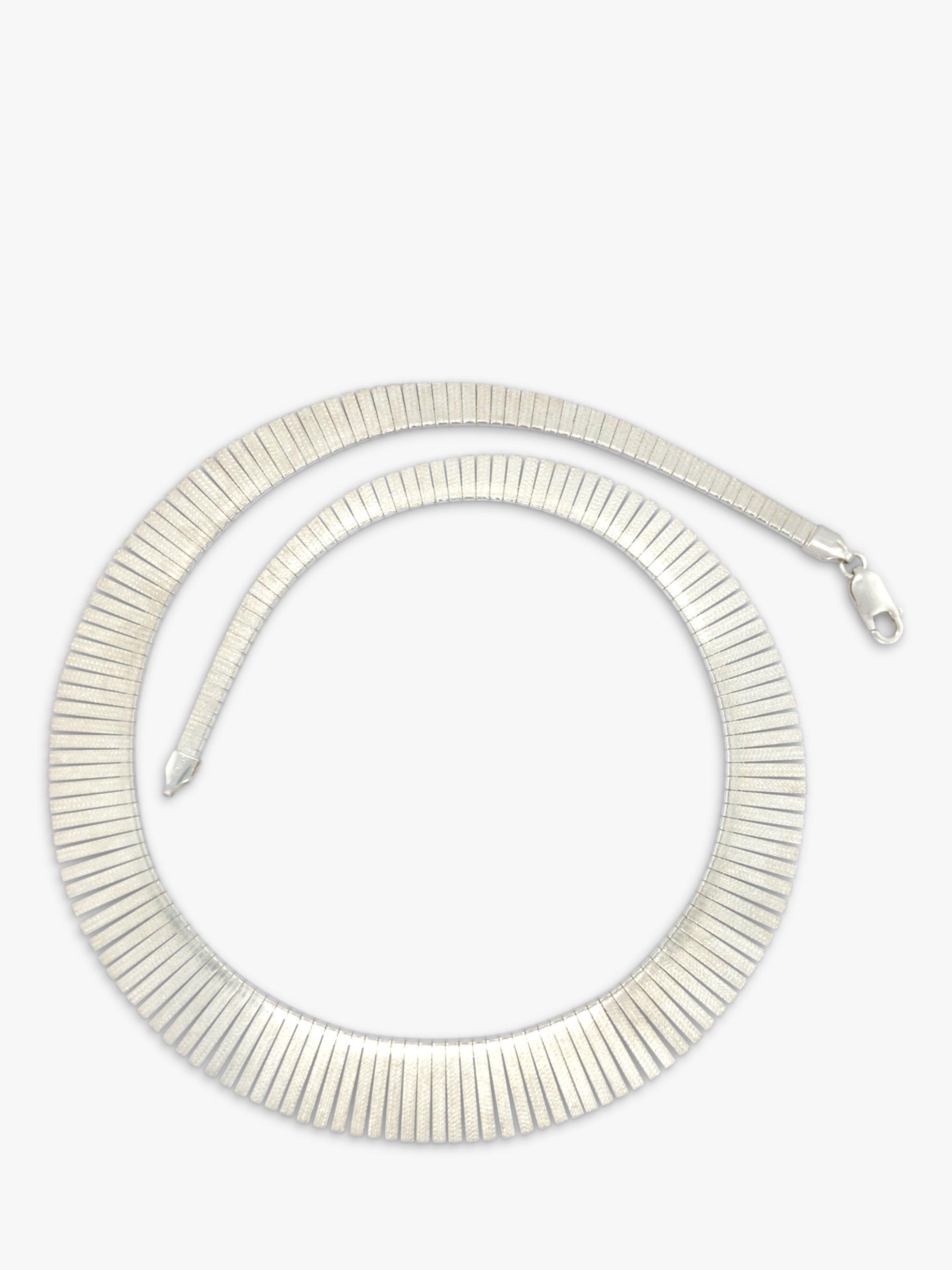 Vintage Fine Jewellery Pre-Loved Graduated Fringe Collar Necklace, Date Circa 1970s
