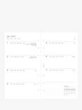 Filofax Personal Week on Two Pages Multilanguage 2024 Personal Organiser Insert, White