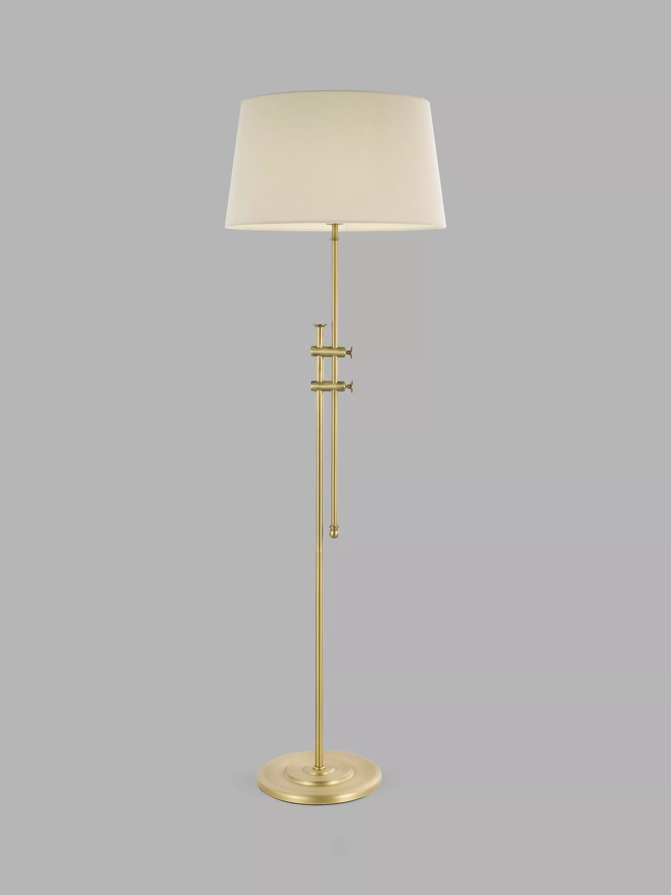 John Lewis Classic Tall Floor Lamp Matte Antique Brass