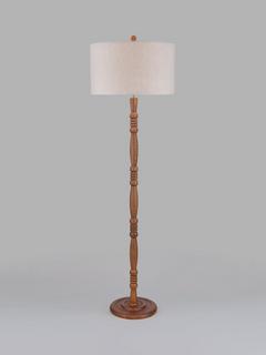 John Lewis Classic Floor Lamp, Walnut