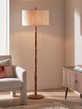 John Lewis Classic Floor Lamp, Walnut