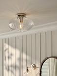 John Lewis Brasserie Flush Ceiling Light