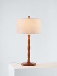 John Lewis Classic Table Lamp, Walnut