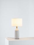 John Lewis Scallop Lamp Base, Ivory