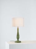 John Lewis Crackle Ceramic Table Lamp Base, Myrtle Green