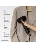 Steamery Cirrus X Handheld Clothes Steamer, Onyx