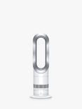 Dyson AM09 Hot + Cool™ Fan Heater, White/Silver