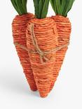 John Lewis Easter Rope Carrots, Pack of 3, Orange