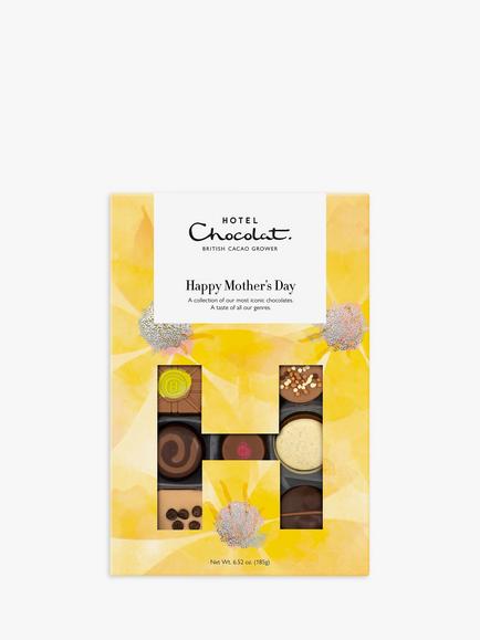 Hotel Chocolat Happy Mother’s Day H-Box Chocolates, Box of 14, 185g, Multi