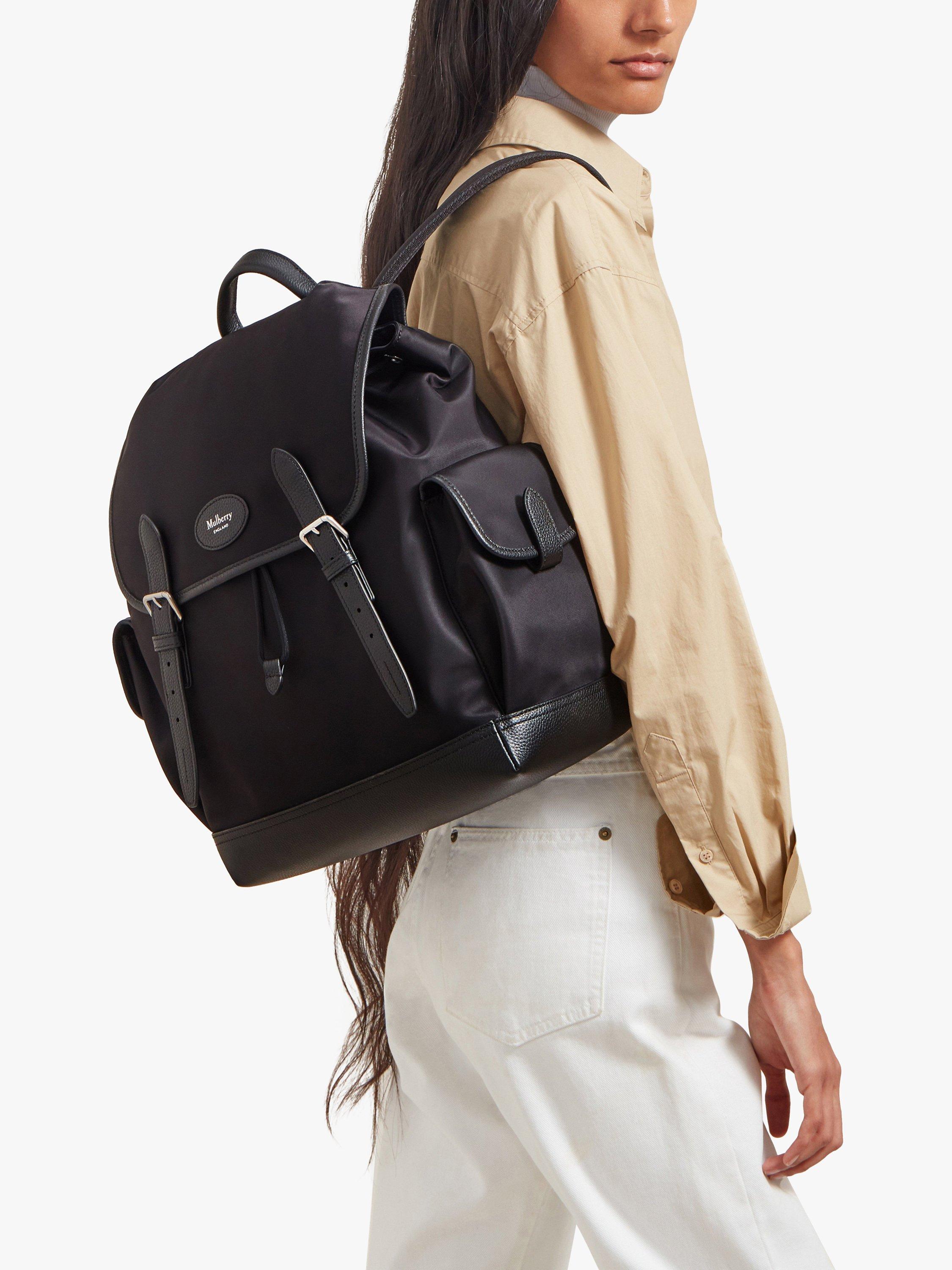 Mulberry Heritage Nylon Backpack Black