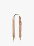 Mulberry Micro Classic Grain Leather Debossed Logo Bag Strap