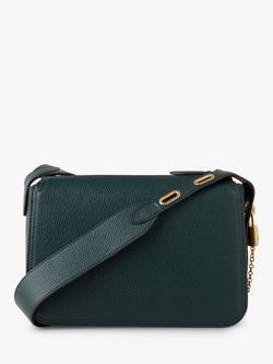 Mulberry Billie Small Classic Grain Leather Cross Body Bag - view 2, Mulberry Green