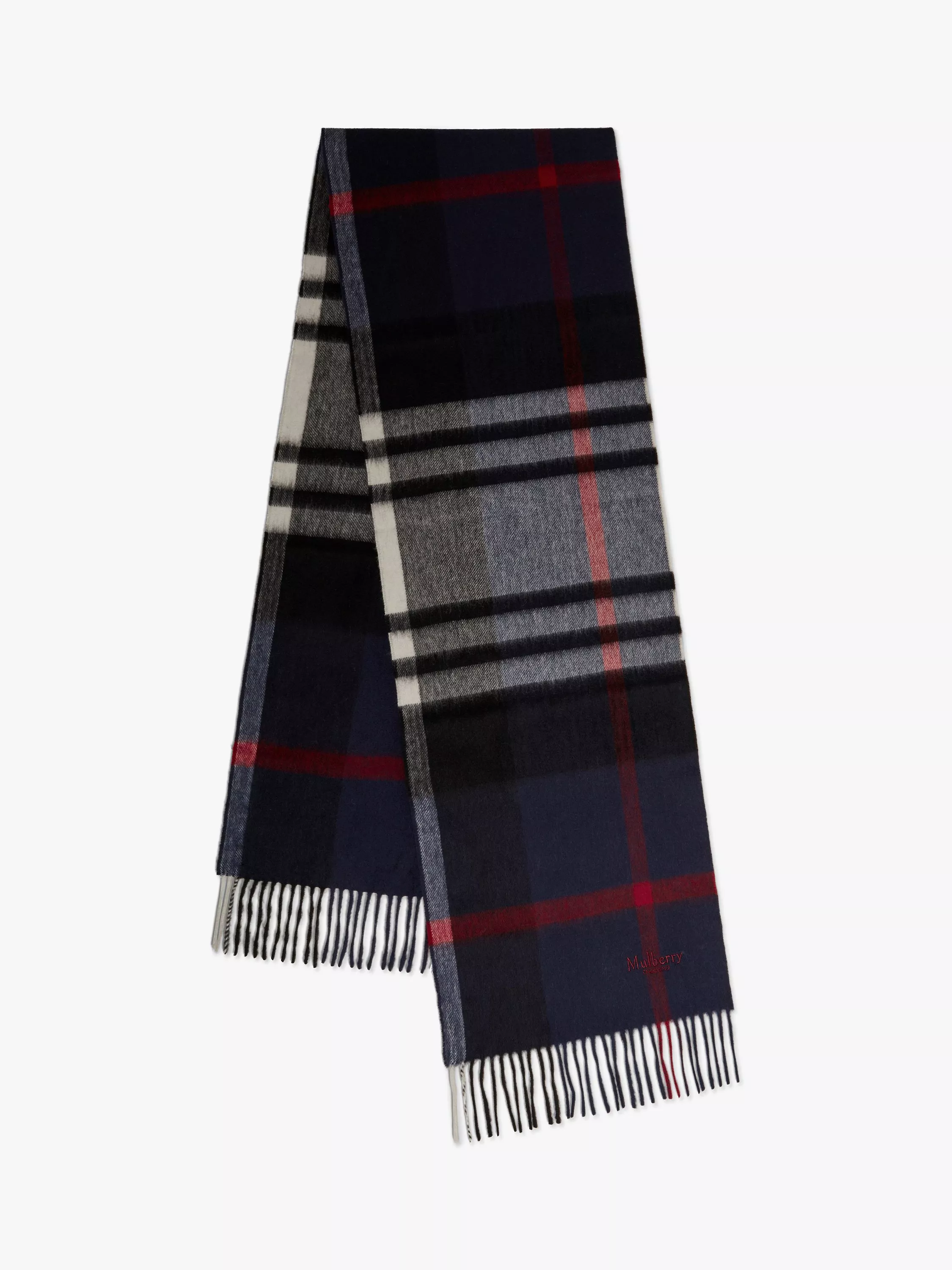 High quality burberry water ripple small plaid velvet scarf