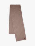 Mulberry Softie Chain Cable Knit Wool Scarf