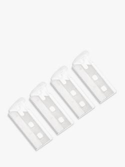 Tweezerman Brow Razor Replacement Blades, x 4, 
