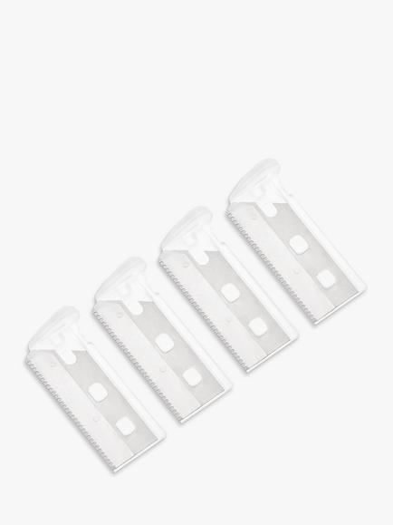 Tweezerman Brow Razor Replacement Blades, x 4, 